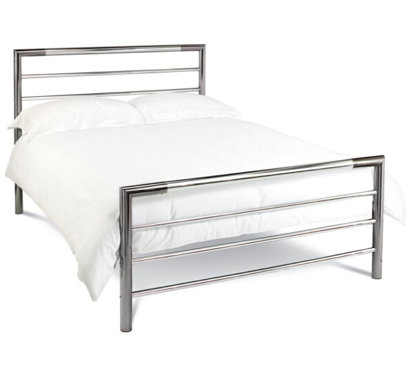 Nickel and Chrome Bedstead